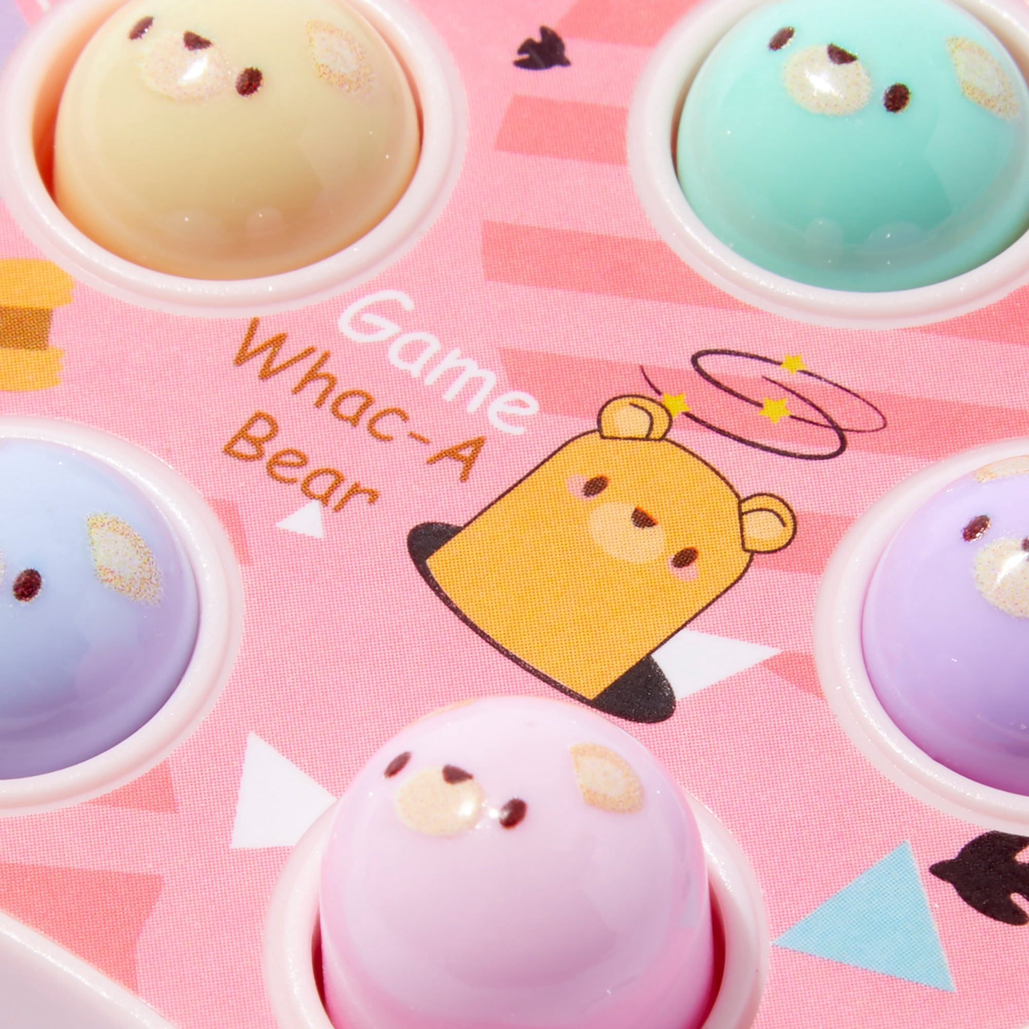 Claire's Back to School Pastel Whac-a-Bear Game Keychain, Medium