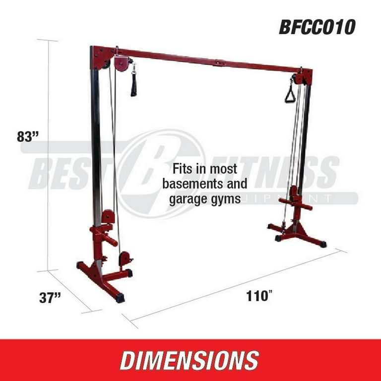 K.Fitness Best Fitness Cable Crossover BFCCO10 - Functional Trainers