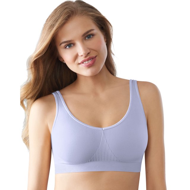 Bali Womens One Smooth All Around Smoothing Bralette, S, Lavender Moon