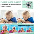 thumbnail image 2 of YUNOVA Digital Camera, FHD 1080P 44MP 16X Zoom, Compact Point & Shoot Camera for Kids & Teens, Portable Easy to Use, for Photography & Video Recording Webcam Feature, Ideal Gift for Children Seniors, 2 of 7