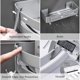 thumbnail image 3 of Estante de ducha sin taladros, de aluminio inoxidable, con 2 estantes para champú y jabón (canasta), 3 of 5