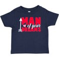 thumbnail image 3 of Inktastic Valentine's Day Man of Your Dreams with a Heart and Arrow Boys or Girls Baby T-Shirt, 3 of 5