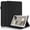 Black, variant on Tree of Life Embossed Case for Google Pixe Tablet Stand, Card Slots, Stylus Loop Red