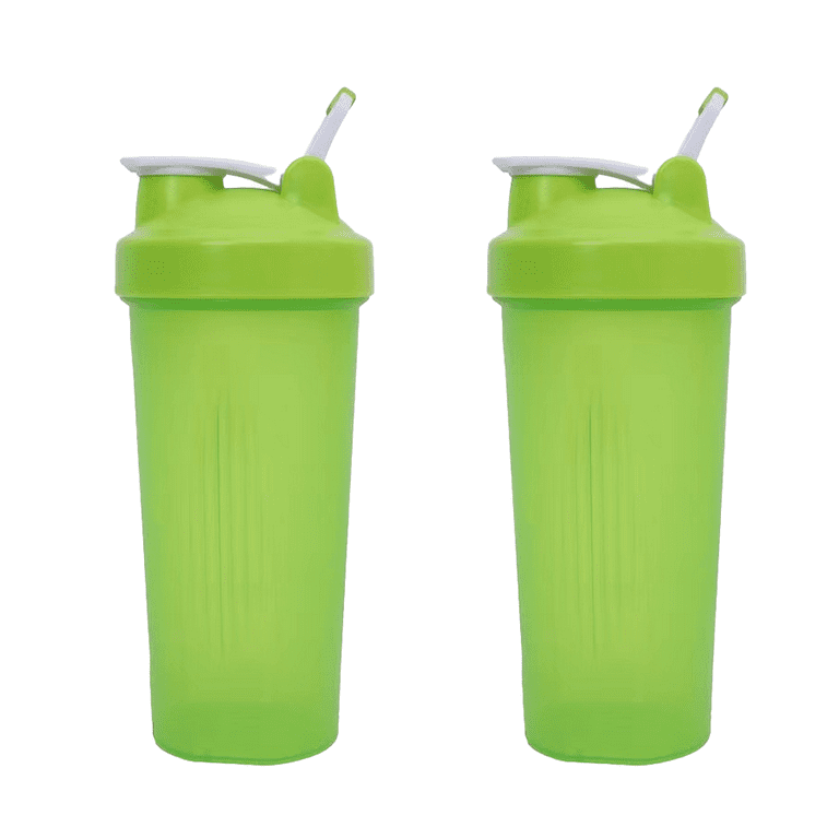kitwin 800ml Shaker Bottle Plastic and Silicone Shaker Cup with Built-in  Stirring Ball Classic Shaker Blender Cup Shaker Mixer Cup for Protein  Shakes and Pre Workout 