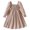 Khaki, variant on Sngxgn Girl's Summer Dresses Ruffle Sleeve Tiered Swing Midi Casual Sundress(Khaki,120)