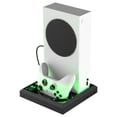 thumbnail image 6 of for Xbox Series X/S Colorful RGB Color Light Charger Bracket Game Console Controller Vertical Stand, 6 of 6