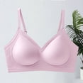 thumbnail image 5 of Daiosportswear Seamless Wireless Bra for Women Comfort Adjustable Strap Camisoles No Underwire Full Coverage Everyday Bras Purple XL(XL), 5 of 6