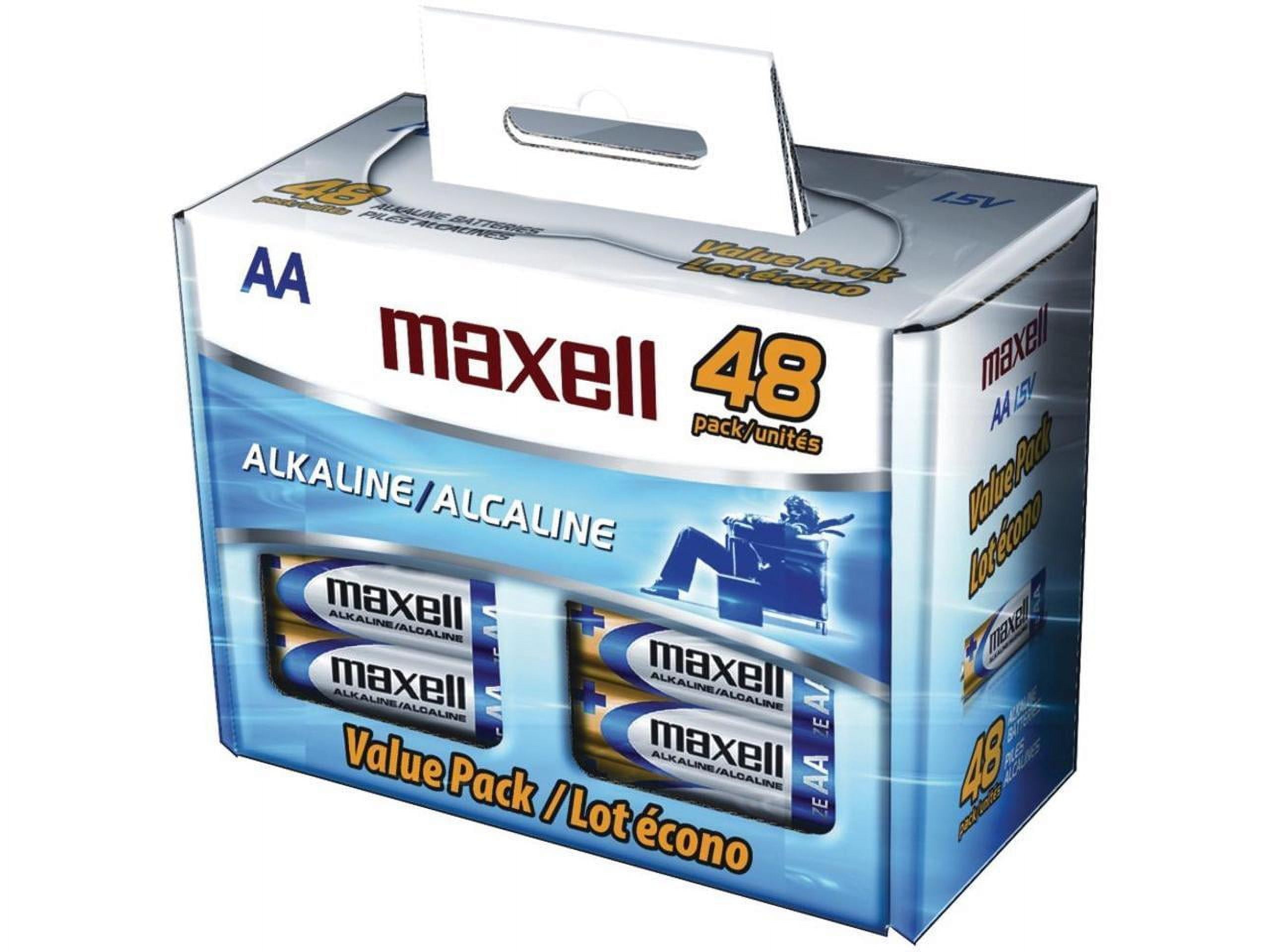 Maxell AA Alkaline Battery 48 Pack Walmart