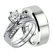his and hers wedding ring set matching wedding bands for him and her choose sizes - His And Hers Matching Wedding Rings his and hers wedding ring set matching wedding bands for him and her choose sizes - His And Hers Matching Wedding Rings