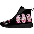 thumbnail image 3 of Aidianart Womens Breast Cancer Awareness Gnomes High Top Sneakers High Top Shoes Size 14, 3 of 5