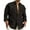 Black, variant on ZCFZJW Mens Casual Button Down Long Sleeve Shirts Big and Tall Regular Fit Plaid Lapel Collared Work Business T-Shirts with Pockets Black XXXL