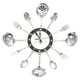 thumbnail image 5 of Relojes de pared de cocina,Relojes de pared decorativos de cocina grandes,decoración artística,Cocina Cubiertos Reloj de pared Vajilla Reloj de pared,Cubiertos utensilio de cocina con, 5 of 8