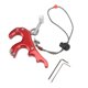 thumbnail image 3 of 4 Dedos Tiro con Arco Ayuda de Liberación Agarre Aleación de Aluminio Arco Compuesto Pulgar Gatillo para Tiro al Aire Libre Rojo, 3 of 10