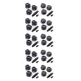 thumbnail image 3 of 10 Set Guitar Strat Knobs 1 Volume and 2 Tone Control Knobs Set, 3 of 5