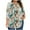 Khaki, variant on Mgmyaa Plus Size Blouses for Women Dressy Casual Crew Neck 3/4 Sleeve Tops Beach Vocation TShirts