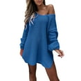 thumbnail image 1 of Gibobby Suéteres para mujer, Elegante o Casual Suéter(Azul,M), 1 of 4