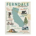thumbnail image 2 of Ferndale, California, Typography and Icons (1000 Piece Puzzle, Size 19x27, Challenging Jigsaw Puzzle for Adults and Family, Made in USA), 2 of 4