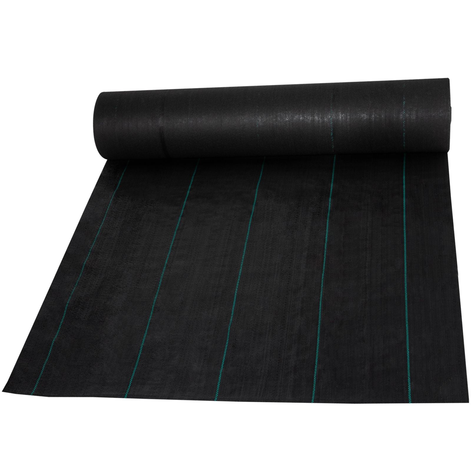 Weed Barrier Landscape Fabric, 5 x 250 ft, 5 Oz Premium Woven Ground Cover Heavy Duty PP Material & Easy Setup, Single-Layer for Outdoor Garden, Lawn, Driveway, Black