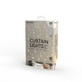 Merkury Innovations Indoor Curtain Lights, Warm White LEDs, 3 Flashing