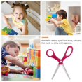 thumbnail image 3 of Mini Scissors For Kids Pretend Play Toy Accessories 10Pcs Dollhouse Sewing Accessory Small Purple Plastic Crafts, 3 of 5
