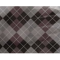 thumbnail image 4 of oneOone Georgette Viscose Dusty Brown Fabric Argyle Check Craft Projects Decor Fabric Printed By The Yard 42 Inches Wide, 4 of 4