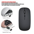 thumbnail image 2 of M60 2.4G Charging Wireless Mouse Mute MOUSE Notebook Desktop Office Mouse With TYPE-C Interface black, 2 of 9