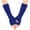 Blue, variant on Under $5-Shldybc Women's Long Fingerless Gloves Warmer Thumbhole Elbow Length Gloves, Knitted Fake Sleeves, Exposed Finger, Warm Arm Gloves