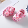 thumbnail image 4 of Bowknot Baby Girls Shoes Soft Sole Pre-step Shoes First Walkers Sweet Princess Shoes 0-12M, 4 of 9
