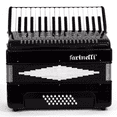 thumbnail image 1 of Acordeon Farinelli 32 Teclas 32 Bajos Negro, 1 of 6