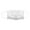 White, variant on Clean Tek White Disposable Earloop Face Mask - 3-Layer Filtration - 7" x 3 3/4" - 1000 count box