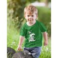 thumbnail image 4 of Boys Proud Irish T Rex Dinosaur Clover Hat Kids St Patricks Day Cute Gift Toddler Kids T Shirt, 4 of 6