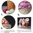 thumbnail image 3 of Designart "Food Ice Cream Painting V" Food & Beverage Canvas Wall Art, 3 of 5