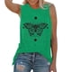 thumbnail image 1 of Camisetas sin mangas para mujer, chaleco fino de verano con estampado de margaritas y girasoles, chaleco sin mangas de manga corta, Jersey holgado informal, camisetas tipo túnica Fridja  qr1902, 1 of 6