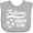 AC-Heather Grey, variant on Inktastic Future Soccer Star Ball Sports Boys or Girls Baby Bib