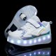 thumbnail image 3 of Zapatos luminosos recargables con luz LED, ruedas dobles para niños y niñas, zapatos con luz, zapatos con ruedas, 3 of 5