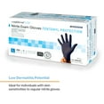 thumbnail image 3 of McKesson Confiderm Nitrile Exam Gloves, Low-Derma Latex-Free Medical Gloves, Large, 250 Count, 10 Boxes, 2500 Total, 3 of 8
