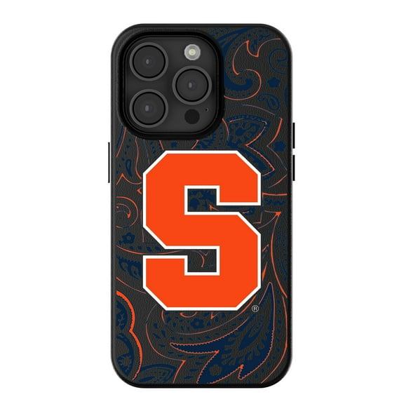 Keyscaper Syracuse Orange Paisley iPhone Magnetic Bump Case