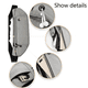 thumbnail image 3 of Paquetes para mujeres, riñonera impermeable para hombres, cinturón ajustable para correr, cinturón de bolsillo delgado y expandible, soporte para teléfono celular, bolsa de cintura elástica, gris, 3 of 5