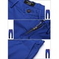 thumbnail image 4 of Pantalón casual delgado, cónico, elástico, azul, 36 W, 31 L, para hombre, 4 of 5