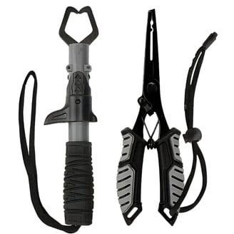 ZACX Fishing Pliers & Fish Lip Gripper Set, Muti-Function Gear