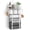 All White, variant on Wall Mounted Towel Rack for Bathroom - Bath Storage Holder Set Above Toilet, Rolled Towel Shelf Organizer,for Small Bathroom Decor