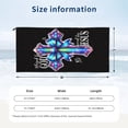 thumbnail image 7 of Beach Towel Jesus Blessed Towel Decor Stuff Quick Dry Super Absorbent Towel Oversized Sand Free Towel Women Men 27.5"X55", 7 of 7