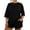 Black, variant on SuDongPo Pajamas for Women Set Two Piece Lounge Summer Outfits Short Sleeve Oversized Tops and Shorts Soft Sleepwear with Pockets