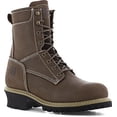 thumbnail image 1 of FRYE Supply Men's 8" Logger Waterproof Composite Toe Work Boot Dark Brown - FR40202, 1 of 2