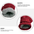 thumbnail image 4 of Bearachild 1 par de manoplas para niños, funda para los dedos de invierno, cubiertas para los dedos forradas, cómoda manopla para niños, manopla para Suministros térmicos Rojo Bearachild HA060203-07B, 4 of 6