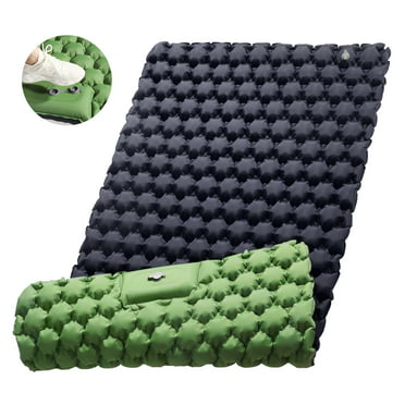 VECUKTY Double Camping Sleeping Pad, Upgraded Foot Press 