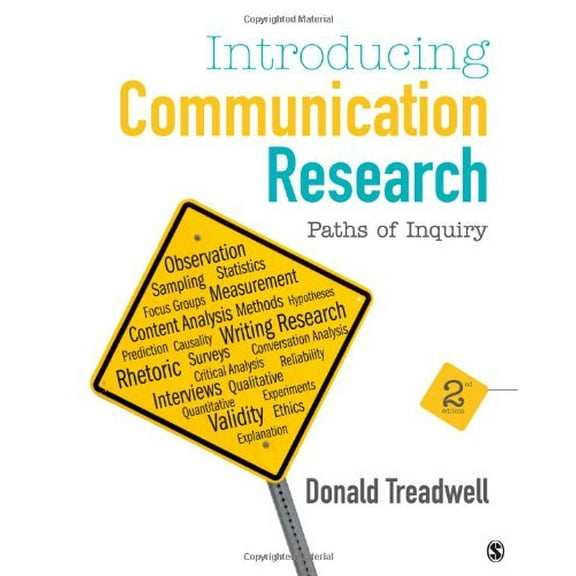 Pre-Owned Introducing Communication Research: Paths of Inquiry