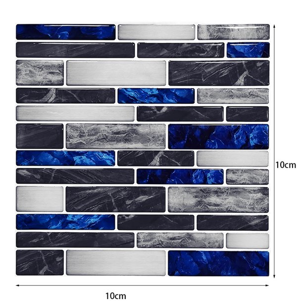 Calcomanías Para Azulejos Azulejo de mosaico autoadhesivo etiqueta de la pared murales retro cocina hogar dormitorio calcomanías Sywqhk Libre de BPA