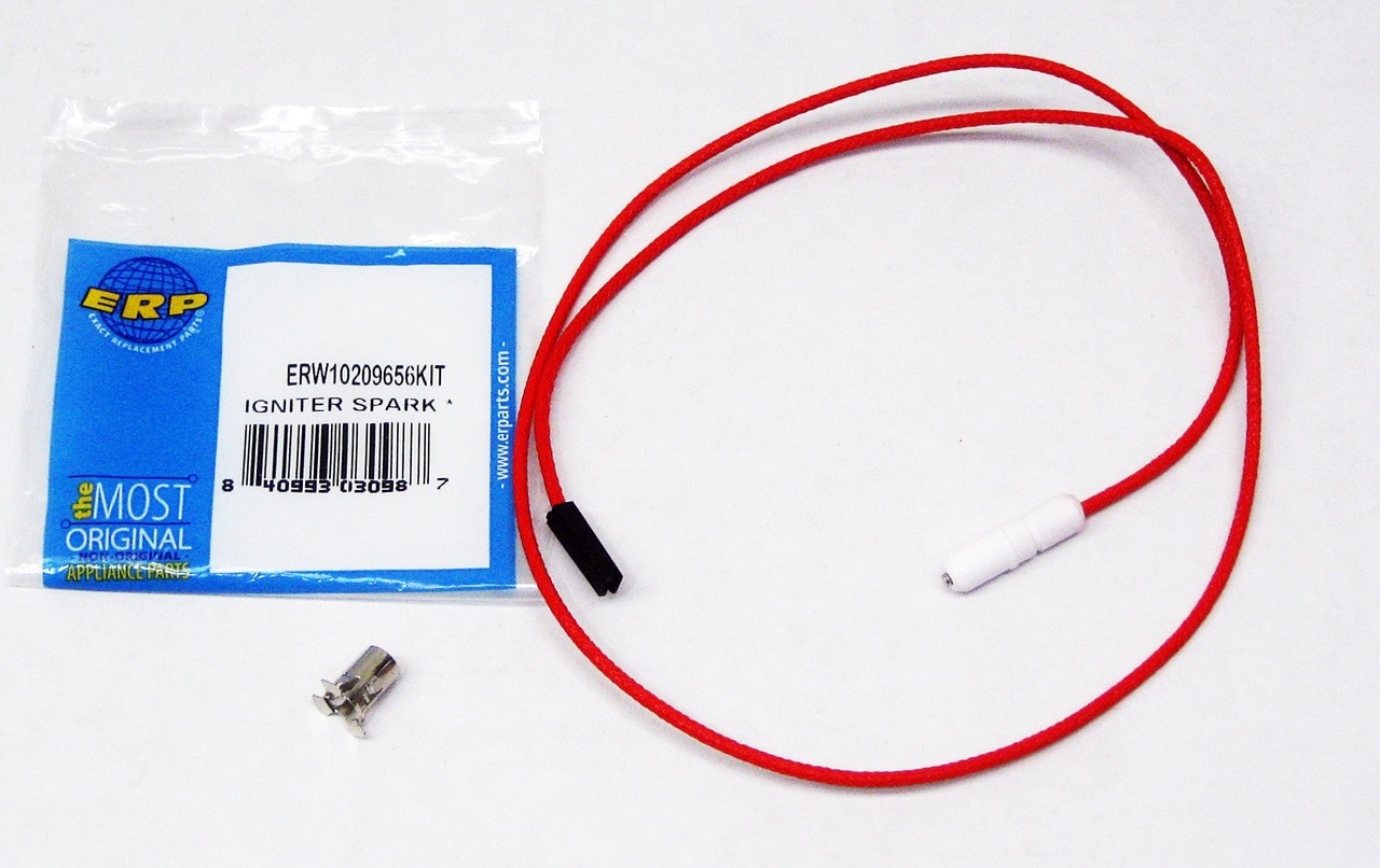 ERP ERW10209656KIT Gas Range Burner Spark Igniter for Whirlpool WPW10209656 AP6017135 PS11750430