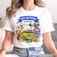 thumbnail image 2 of Artistic New Hampshire State Themes and Landmarks T-Shirt, Tee for History and Travel Lovers, 2 of 7